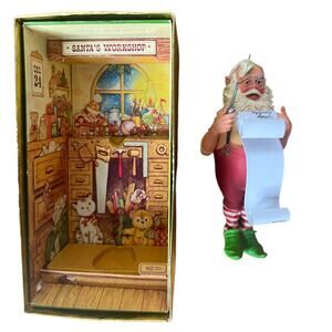 Hallmark Collection Christmas Ornament 1980 Checking It Twice In Box